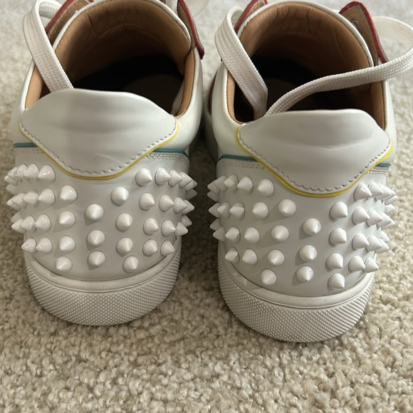 Christian Louboutin Vieira 2 spiked blanco/multi sneakers - Picture 8 of 14